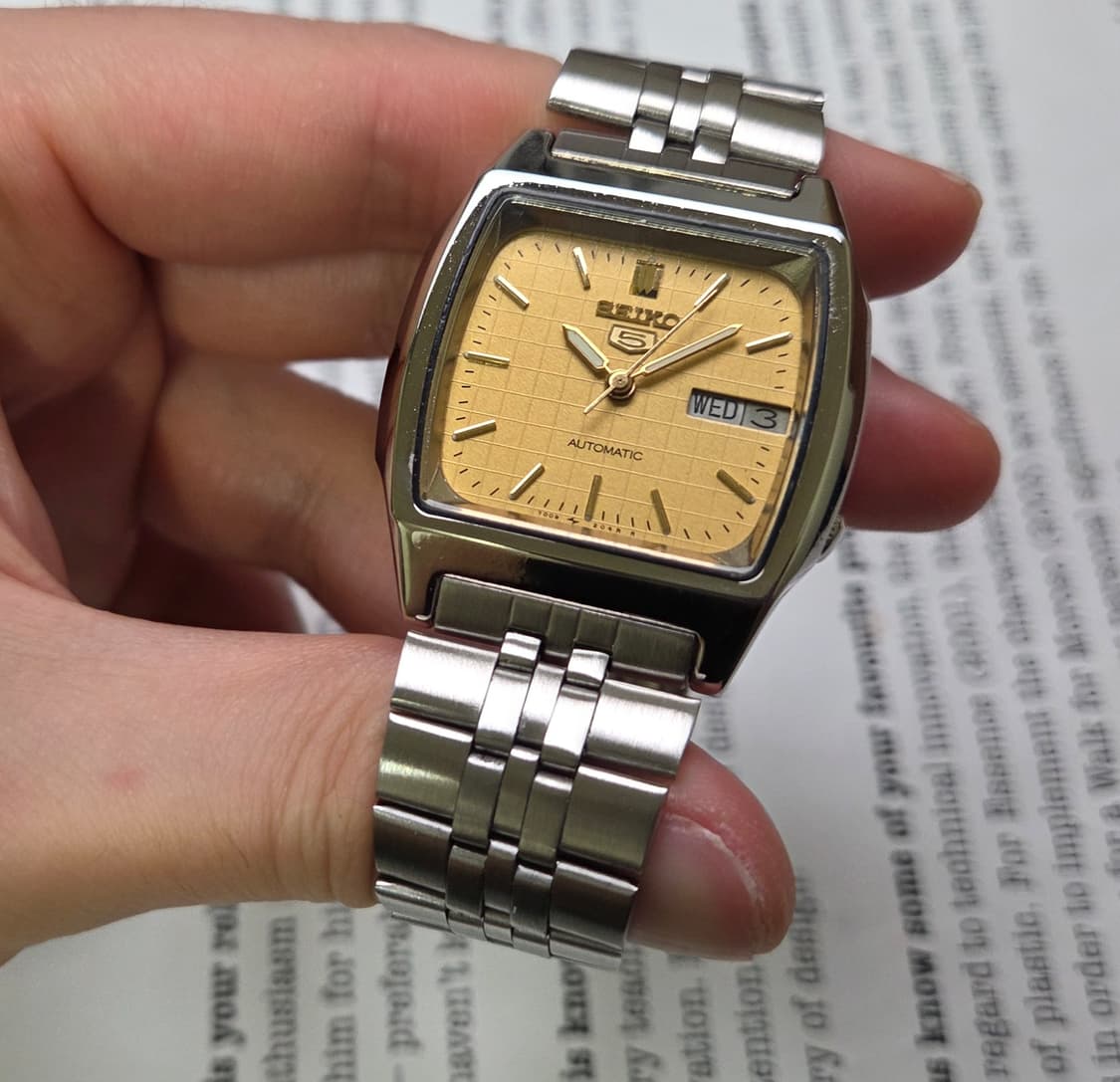 빈티지 세이코 사각테레비 데이데이트 그래픽체커 샴골판 브레이슬릿 ver. 상품이미지5