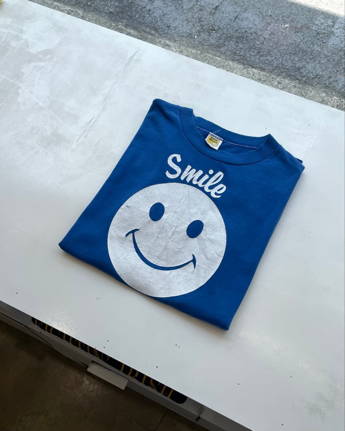 80‘s Velva sheen “Smile”🙂 T-shirt 스마일 상품이미지4