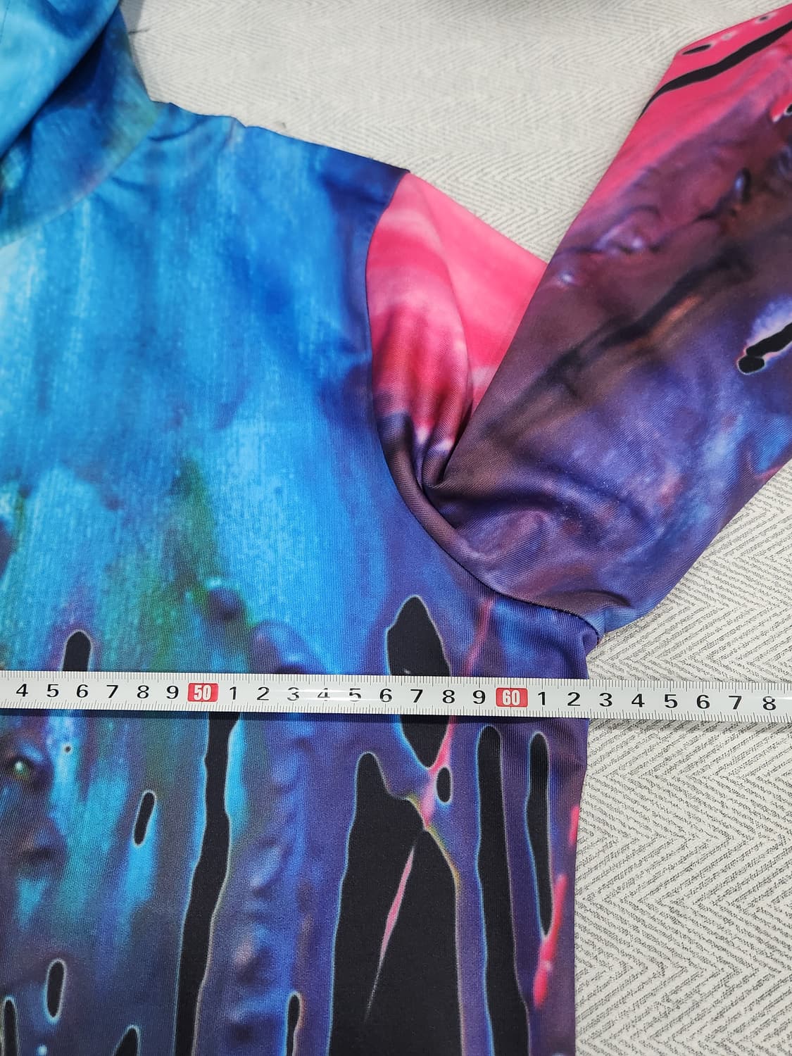 [105] 레인보우 드롭 페인팅 후드티 남성 100-105 상품이미지5