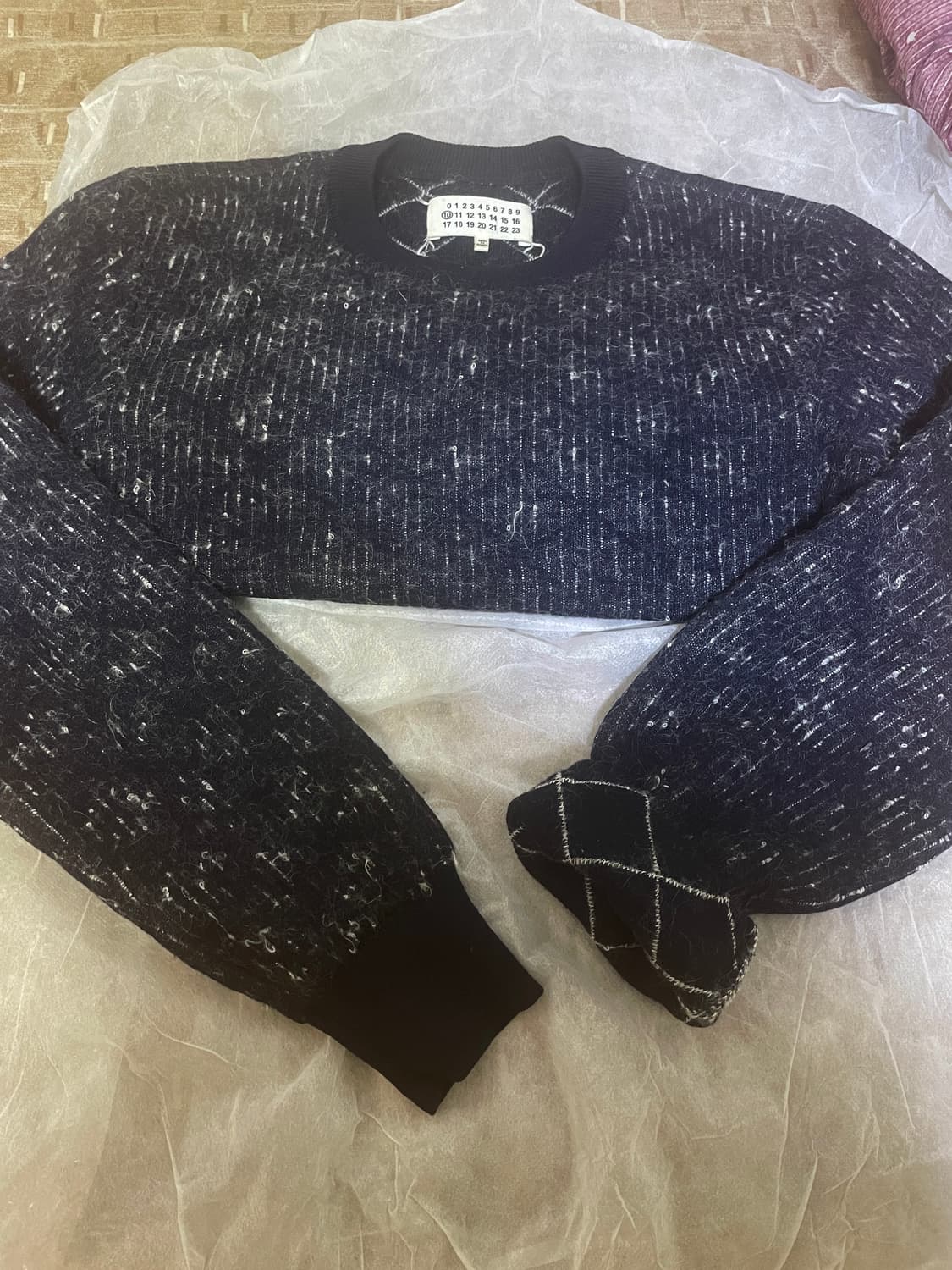 메종 마르지엘라 네이비 모헤어 니트 상품이미지7