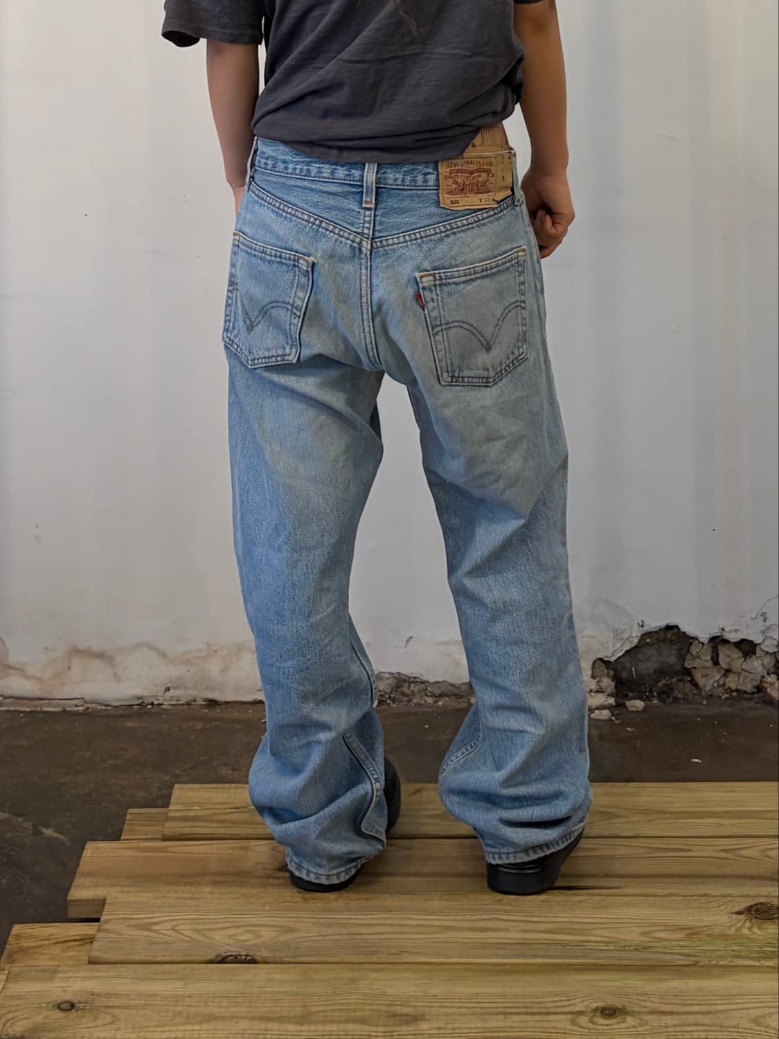 Levi’s 501 빈티지 페이드 데님 팬츠 상품이미지3
