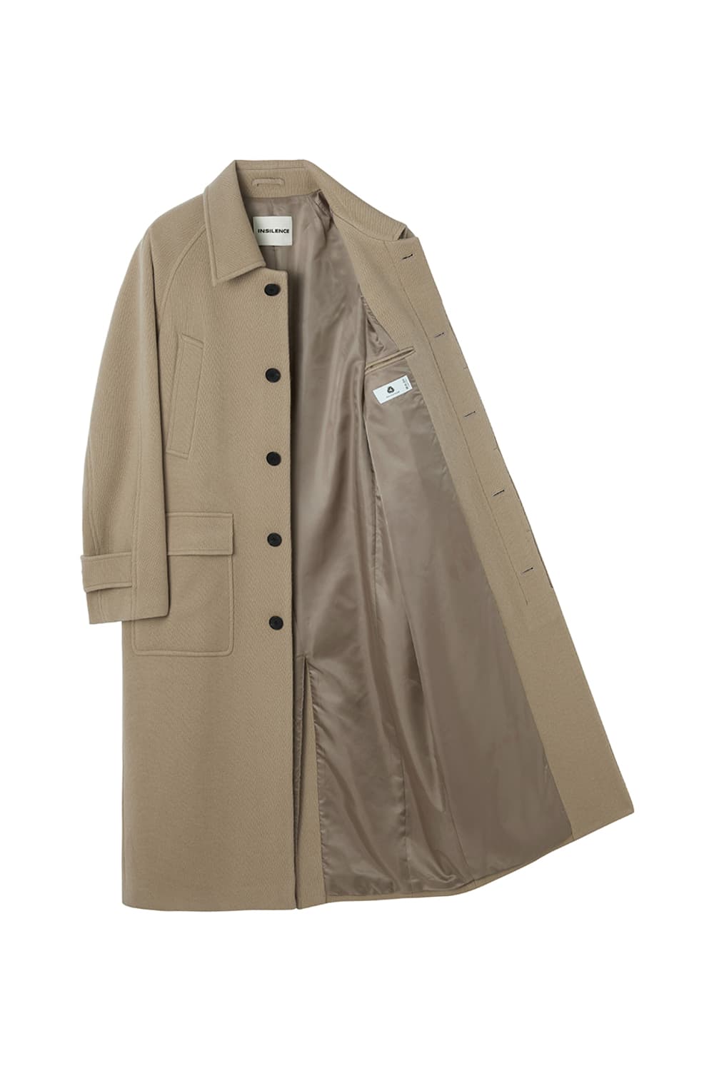 인사일런스 오버사이즈 발마칸 코트 BEIGE 상품이미지3