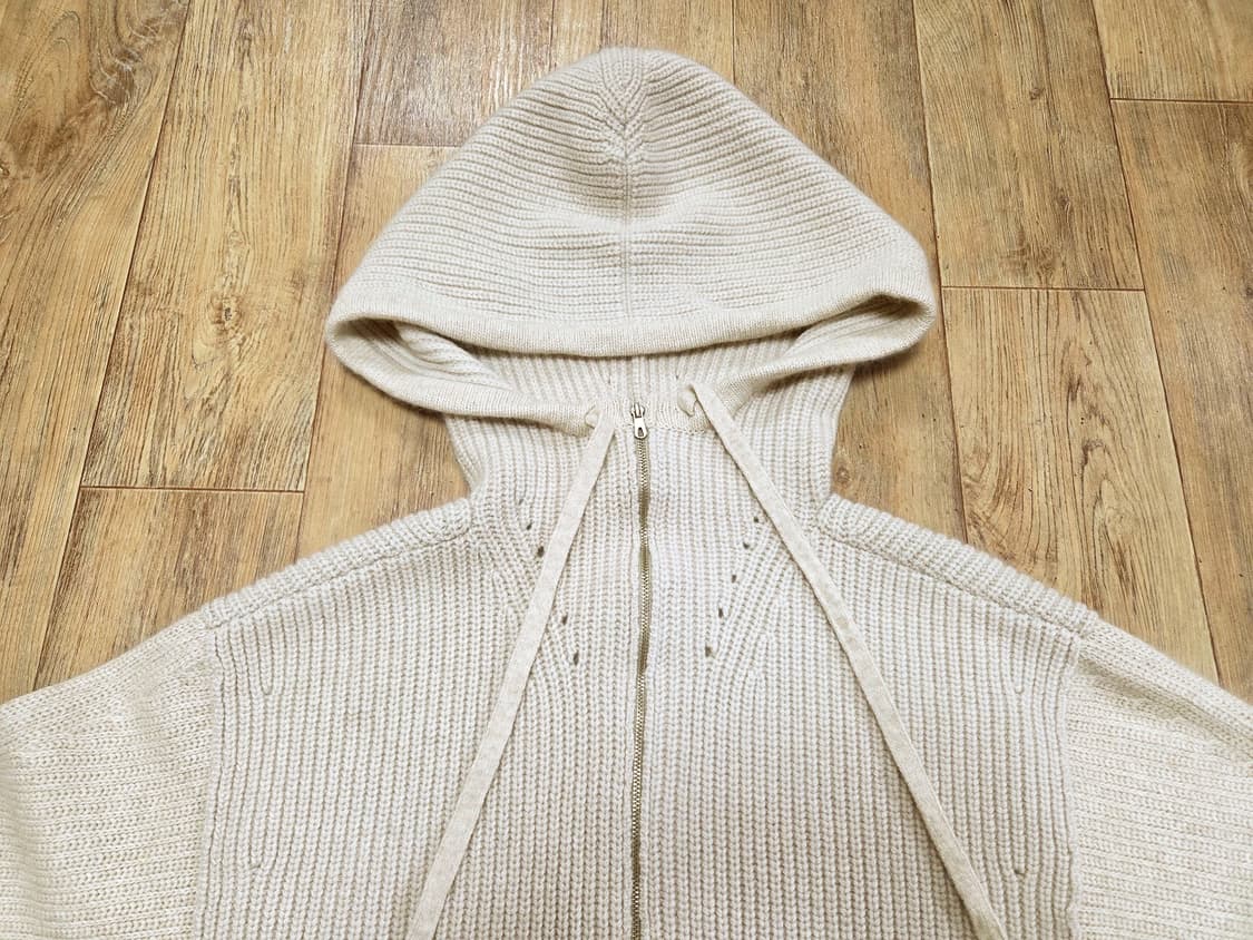 시스템(SYSTEM) 라쿤울 돌먼 후드니트가디건 프리사이즈 상품이미지7