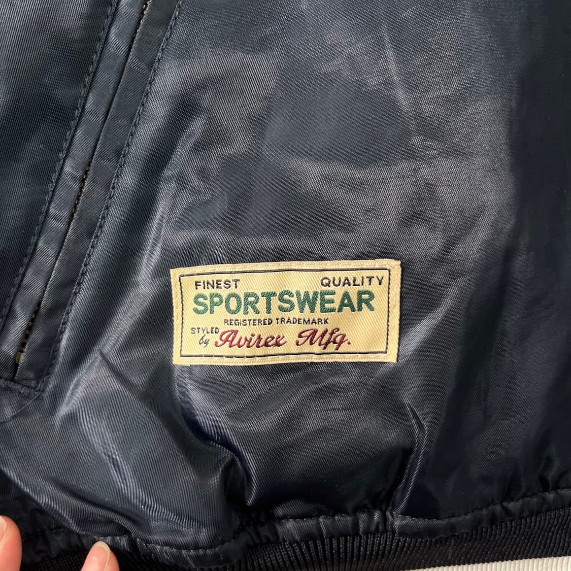 100 아비렉스 나일론 바시티 자켓 상품이미지7