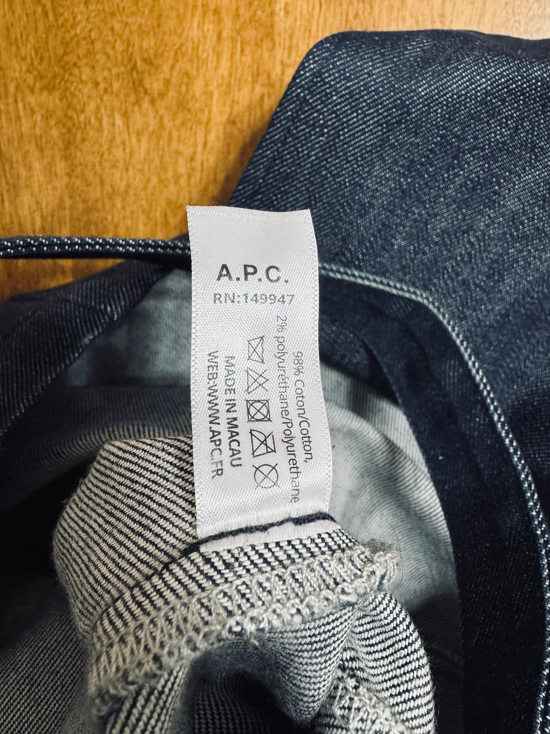 아페세 A.P.C. 데님 에코백 상품이미지3