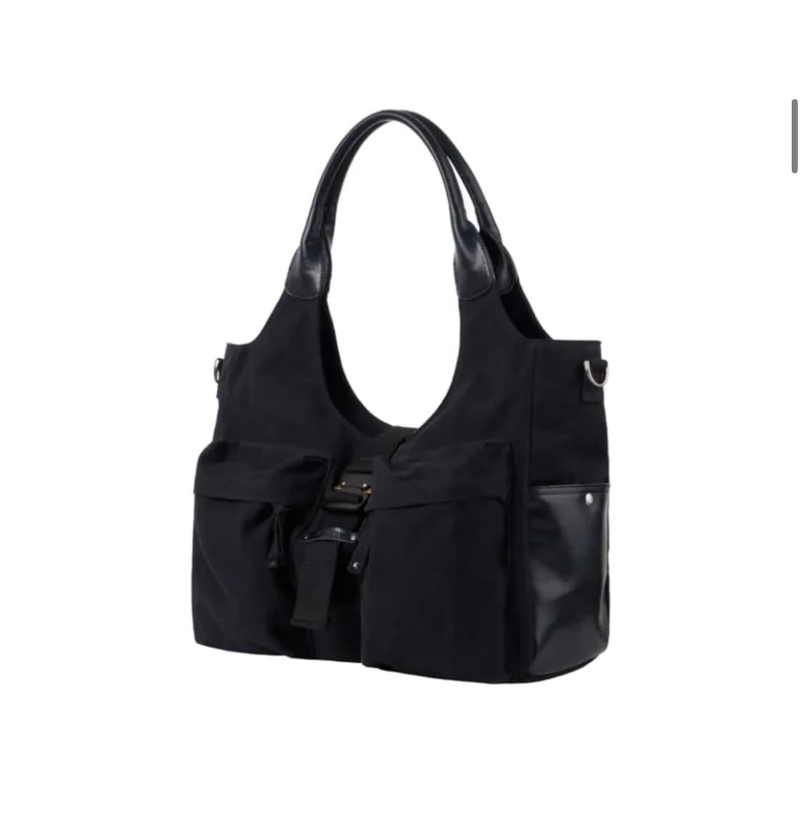 (새상품) 레더리 버클드 코튼 크로스 토트백 [BLACK] 판매 상품이미지7