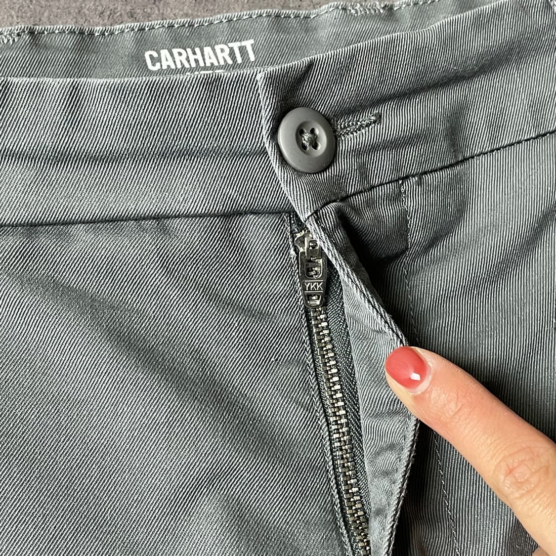 CARHARTT 칼하트 빈티지 그레이 치노팬츠 상품이미지3