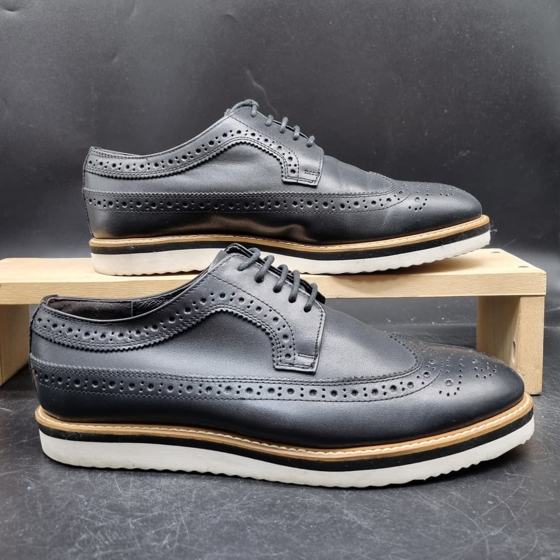 미소페 남성윙팁 캐주얼화 실사이즈260 상품이미지1