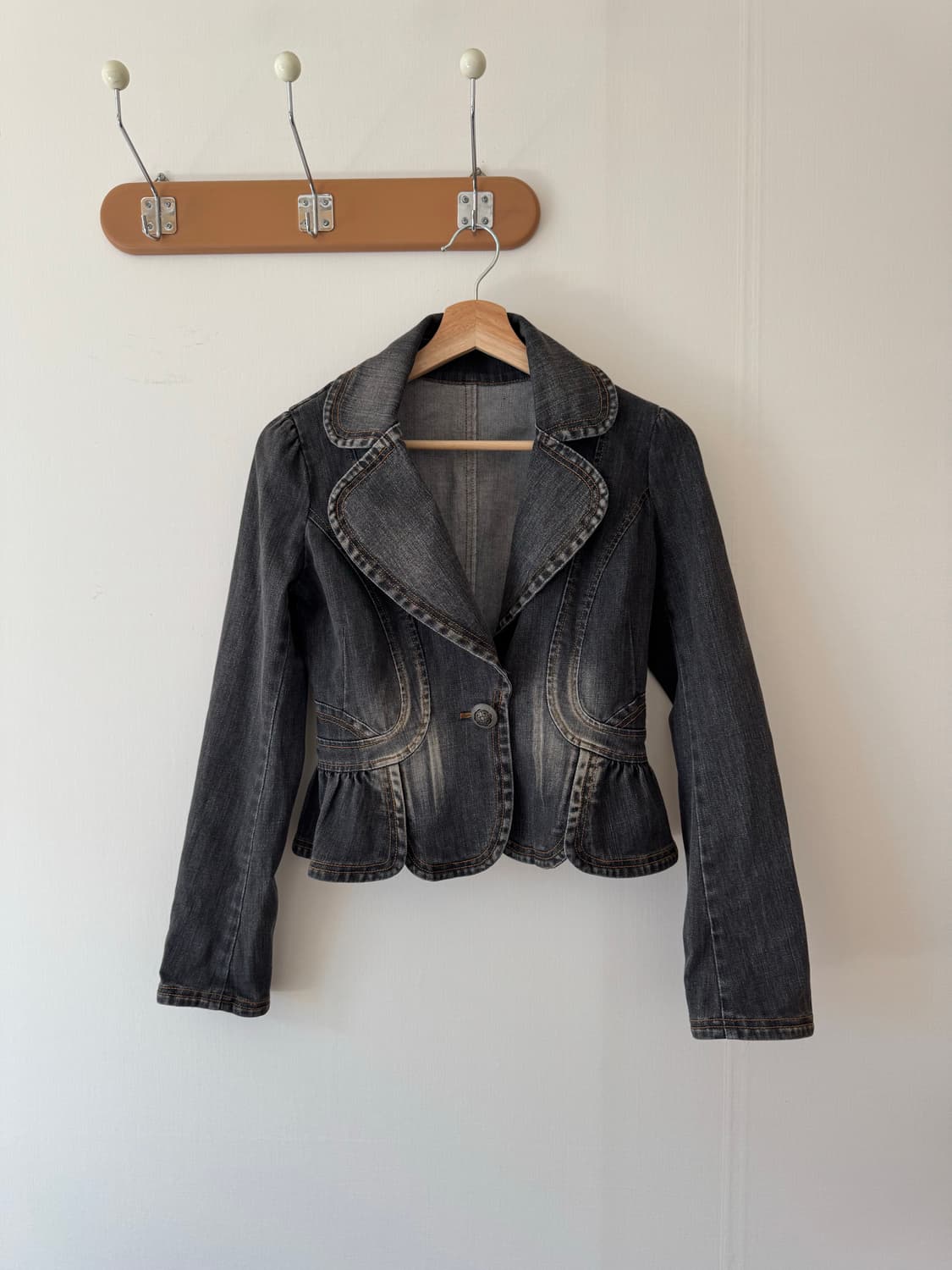 데님 프릴 자켓 상품이미지5