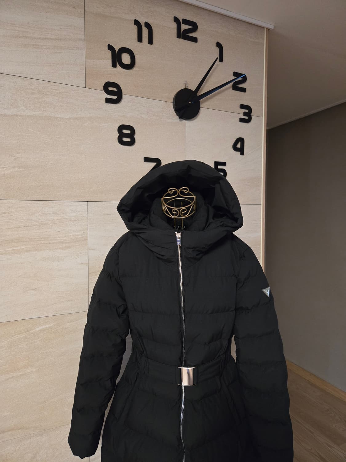 [XL] GUESS 게스 밸트 여성 덕다운 롱패딩 상품이미지2