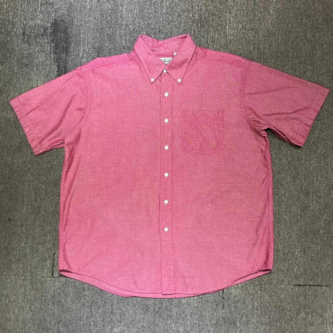 (L) L.L.Bean 엘엘빈 솔리드 반팔 셔츠 상품이미지7