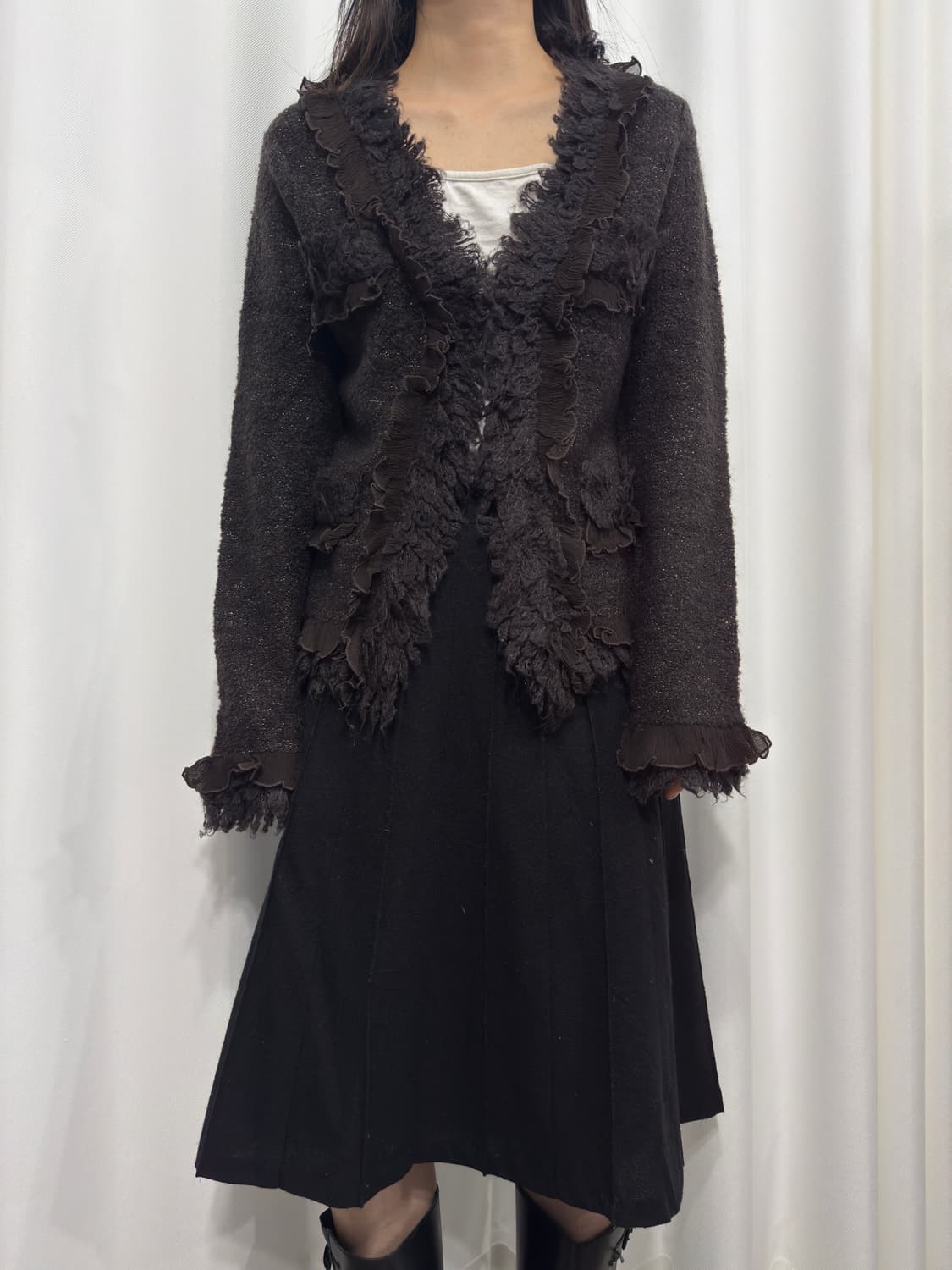 nicole design wool cardigan 상품이미지3