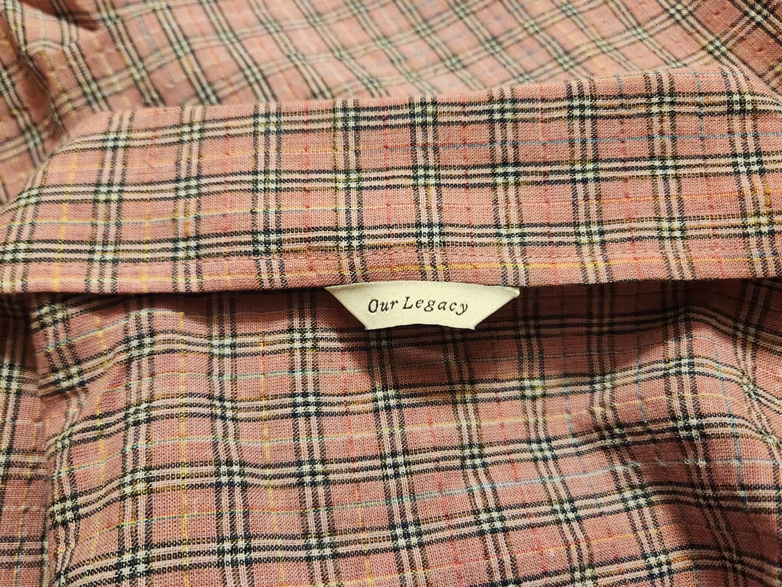 아워레가시 보로우드 핑크 킴블 체크셔츠 48 상품이미지3