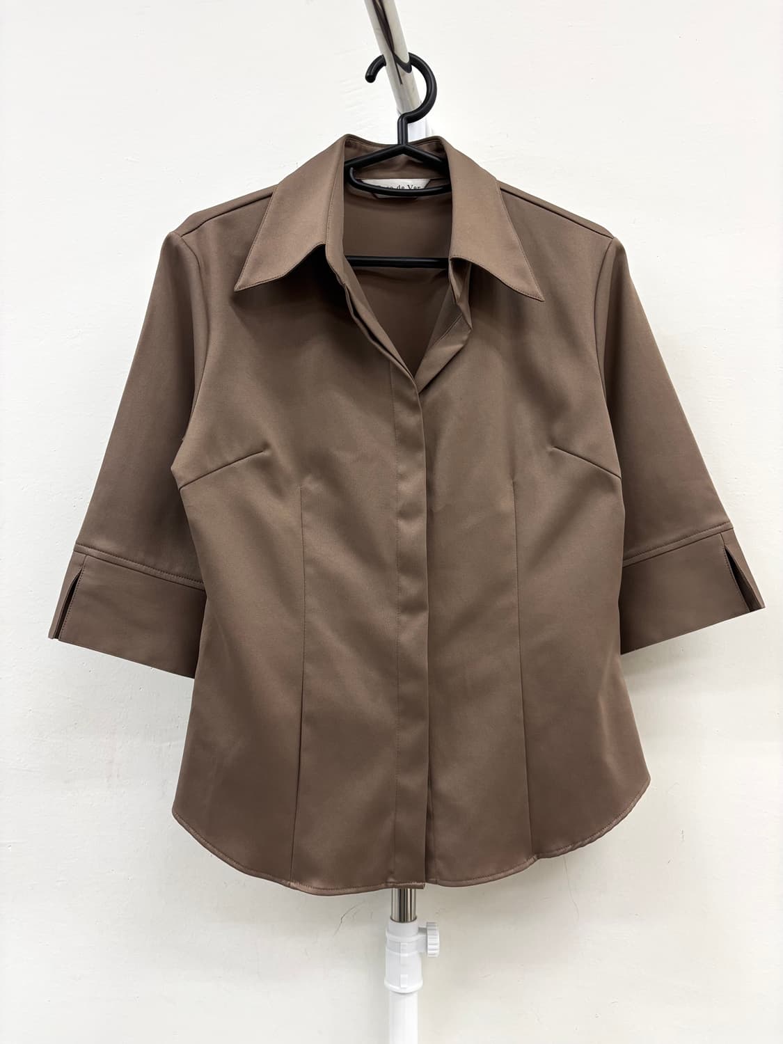 빈티지 브라운 셔츠 상품이미지5