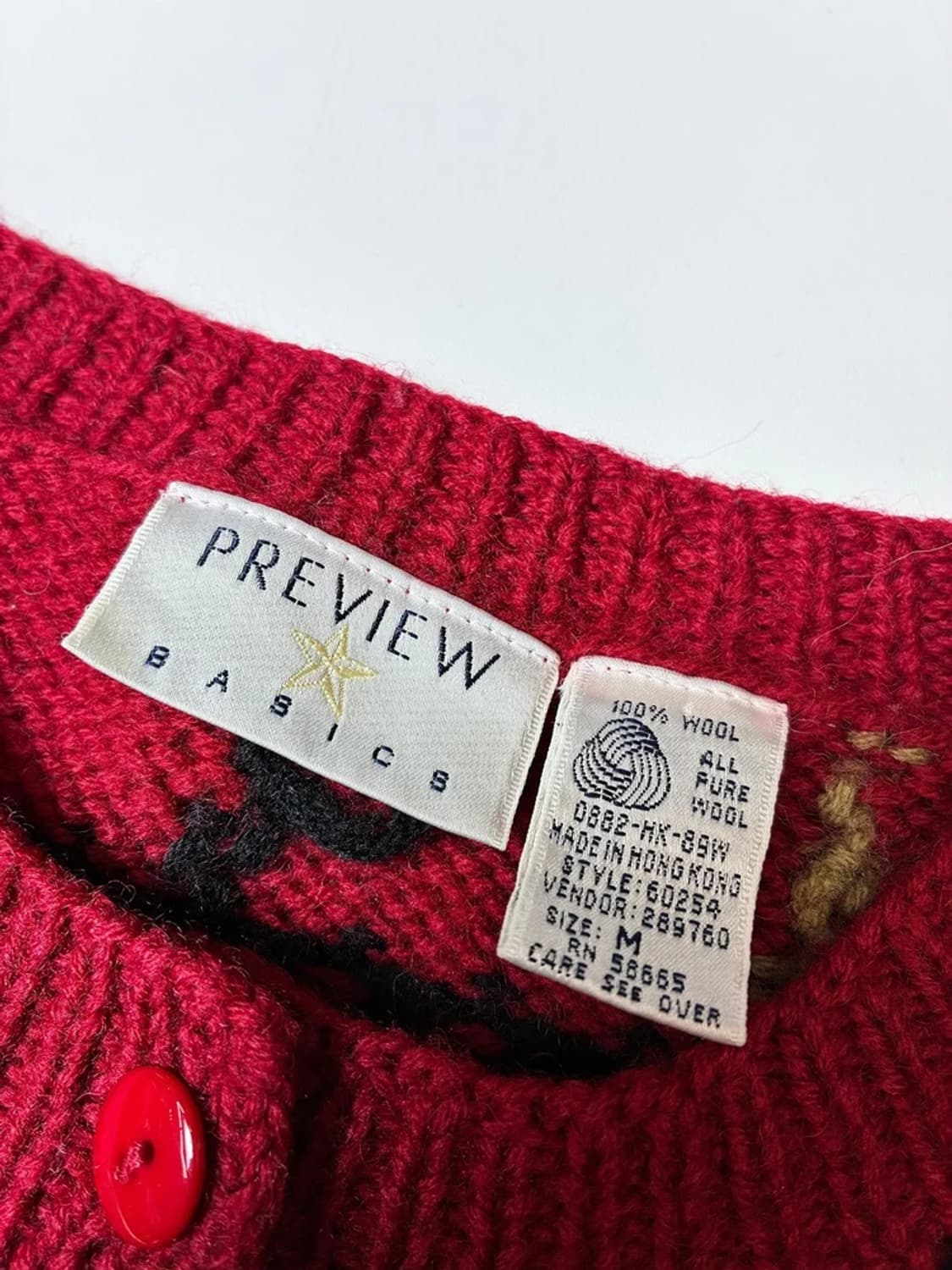 프리뷰베이직 00's 재팬 덕 울 니트 가디건 PN8093 상품이미지7