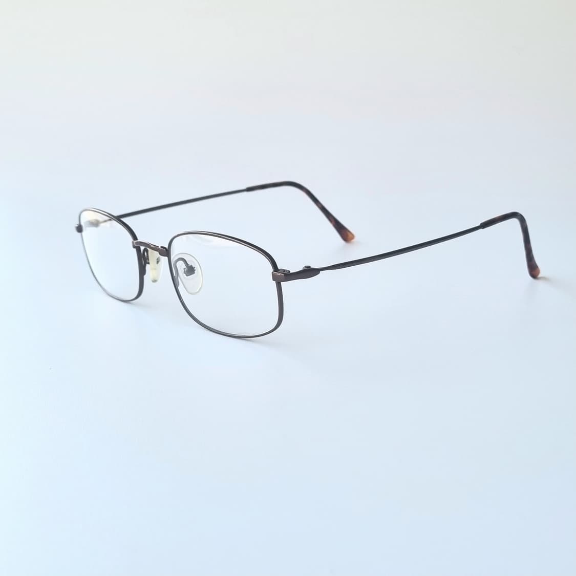 데드스탁 브라운 라운드사각 레트로 안경테  405 상품이미지4