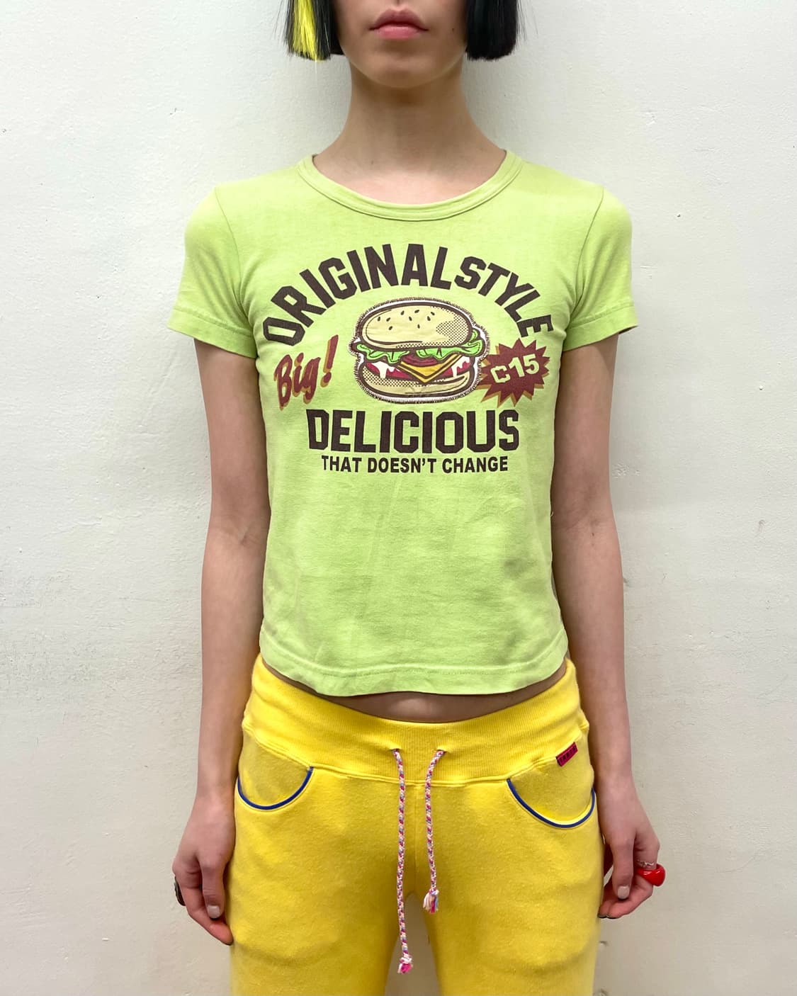 Original Hamburger Green T-Shirt  상품이미지1
