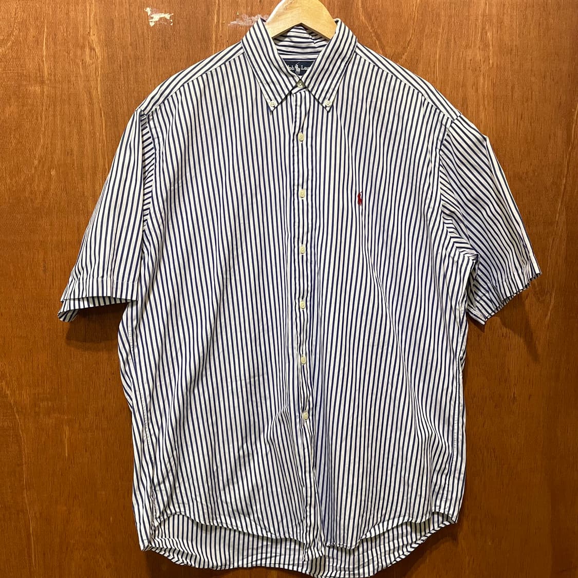 (L) POLO 폴로 랄프로렌 스트라이프 반팔 셔츠 상품이미지1