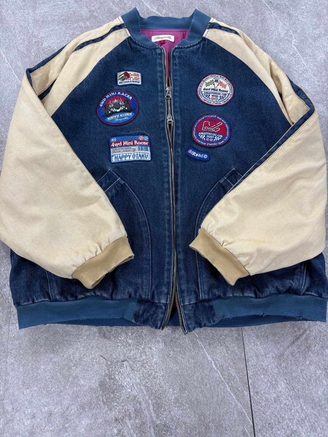 Amaiyuutsu Denim PatchWork Jacket  상품이미지3