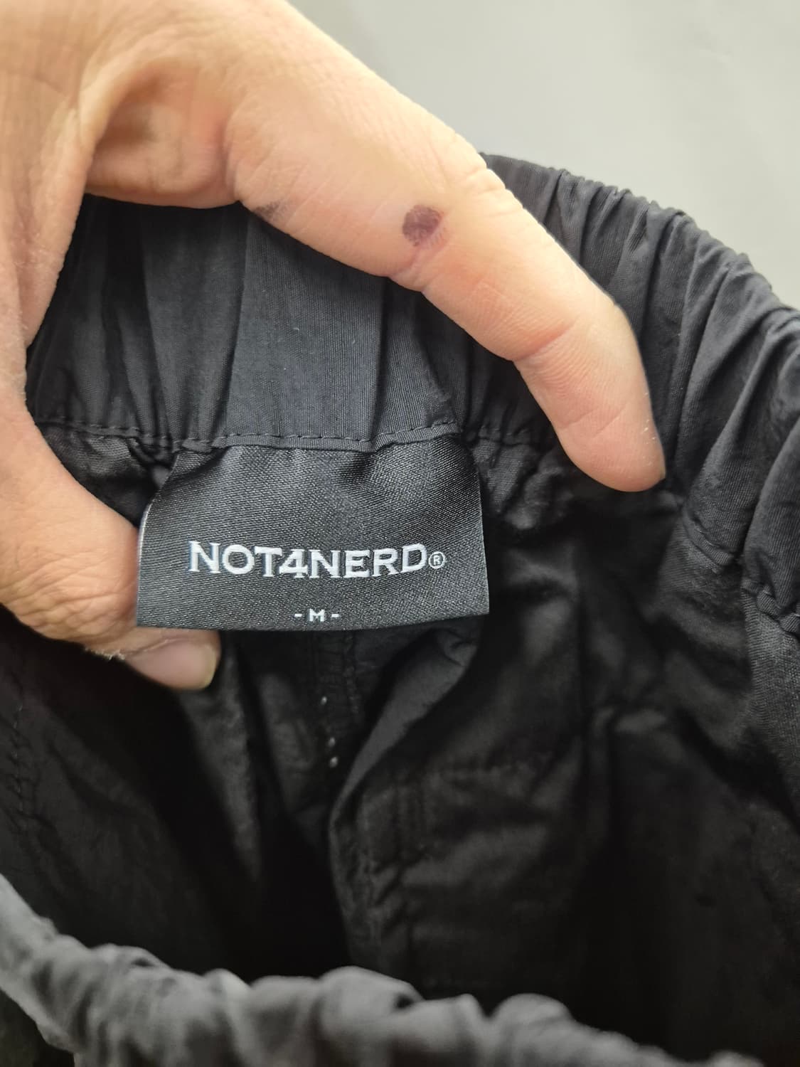 NOT4NERD 카고 조거팬츠 블랙 M 상품이미지4