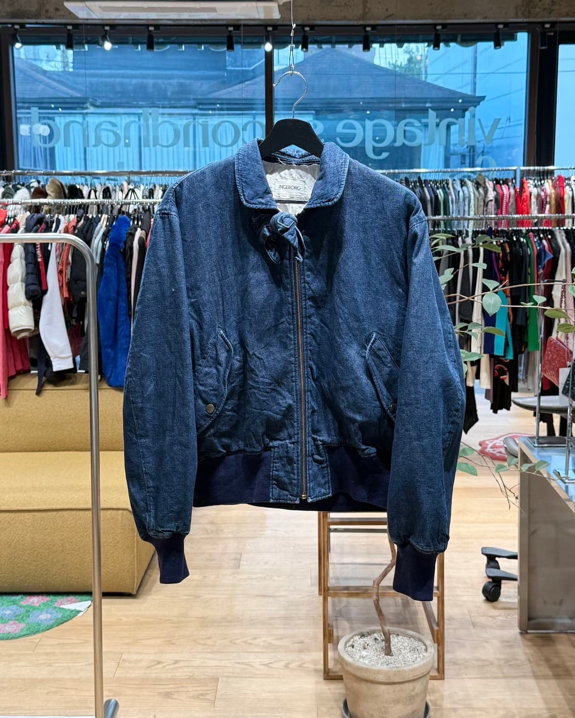 잉게보그 데님 봄버 자켓  상품이미지1