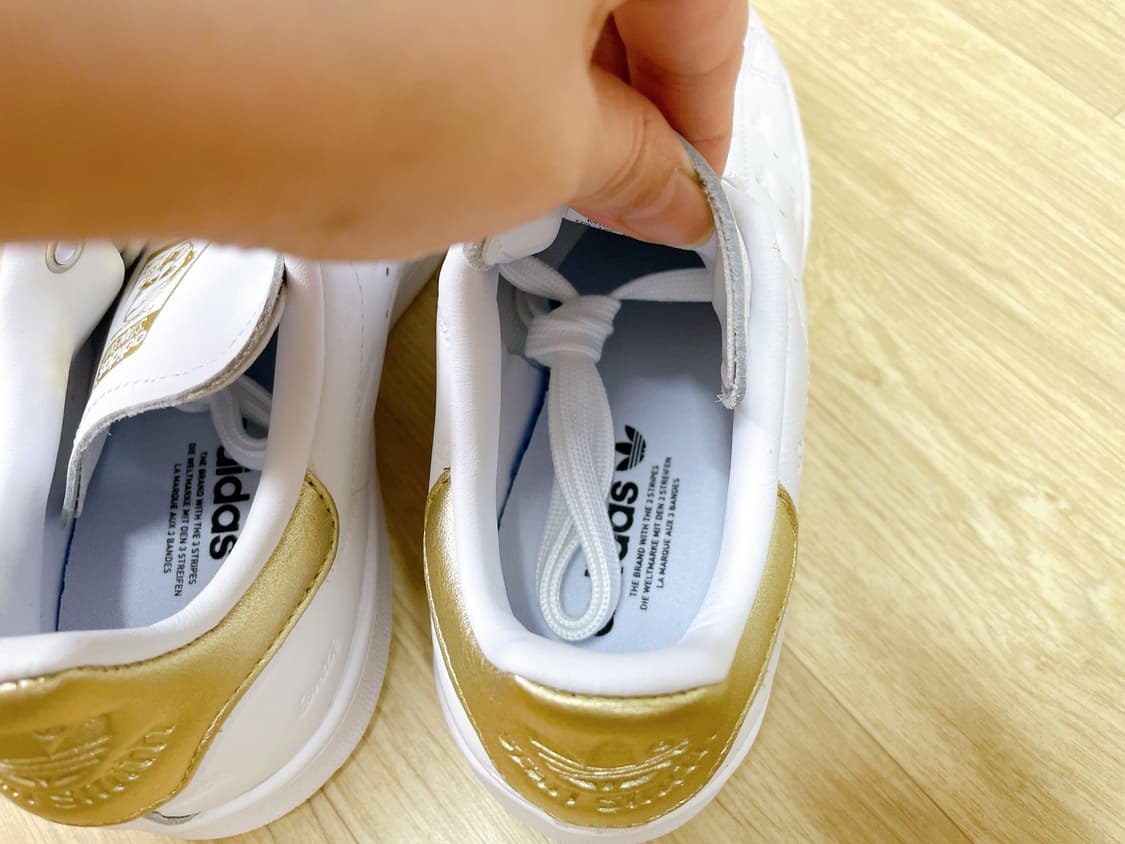 [새상품] Adidas 아디다스 스탠스미스 골드 매장판 상품이미지8