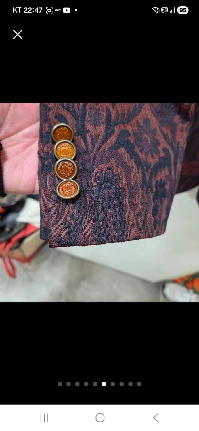 돌체앤가바나 페이즈리 자켓 상품이미지6