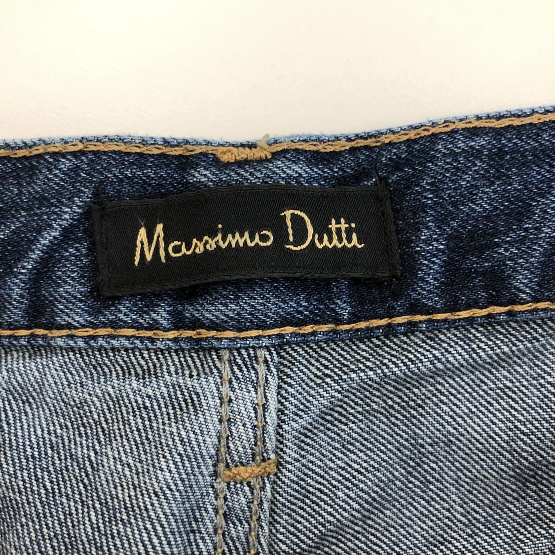 마시모두띠 레더패치 레귤러데님진 26 인치 상품이미지5