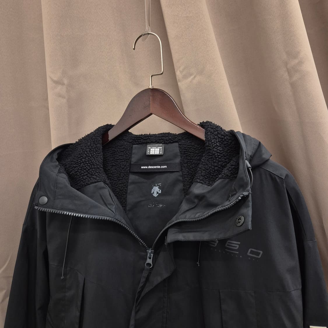 데상트 후리스 후드 자켓 100 상품이미지3