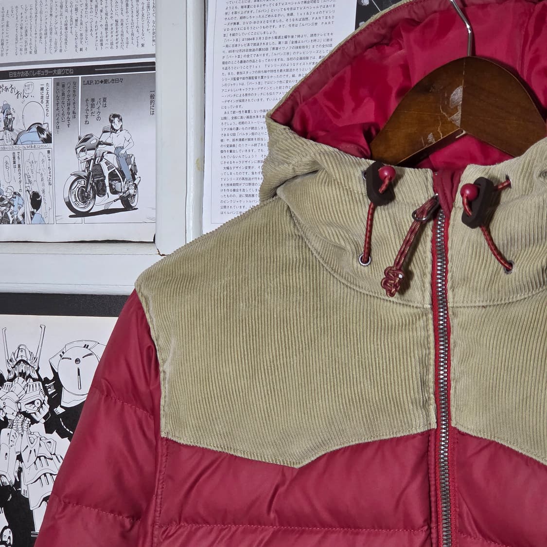 리바이스 코듀로이 배색 웨스턴 덕다운 패딩 상품이미지3