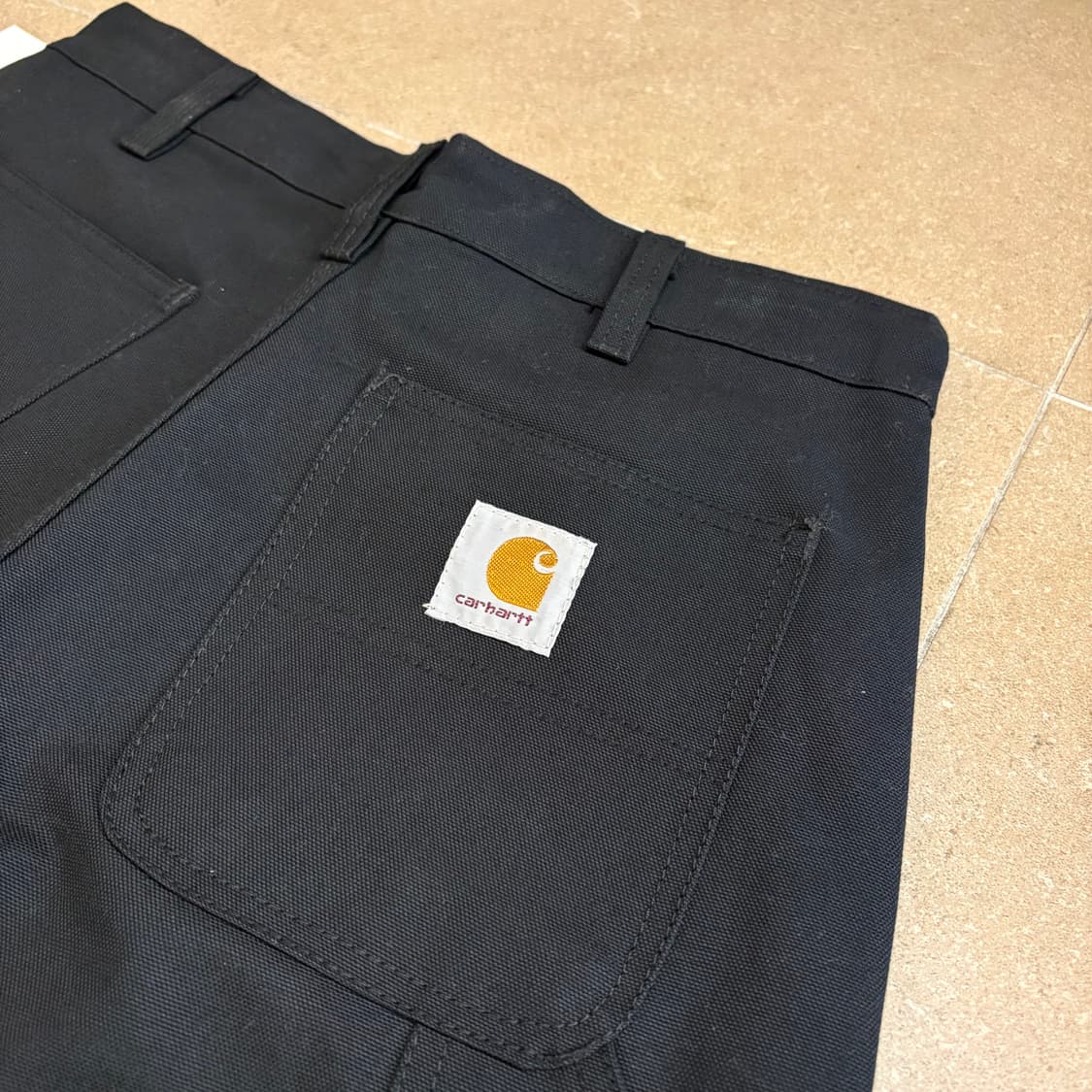칼하트 더블니 블랙 팬츠 상품이미지3