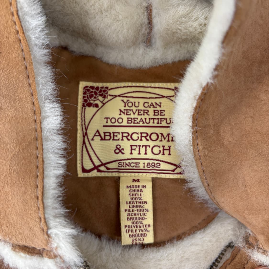 아베크롬비 스웨이드 무스탕 상품이미지10