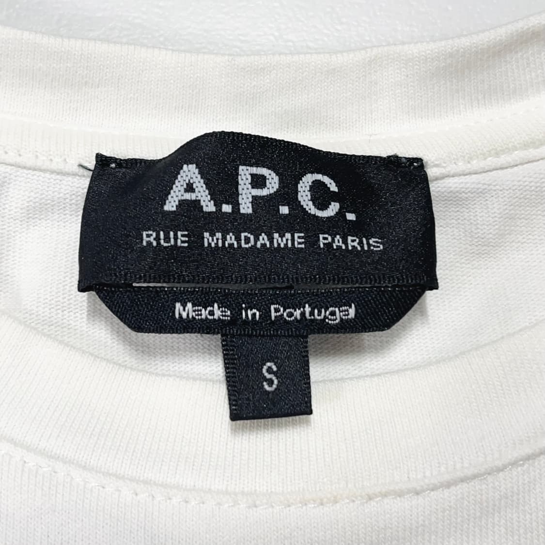 [정품] 아페쎄 화이트 RUE MADAME PARIS 반팔티 [ S ] 상품이미지4