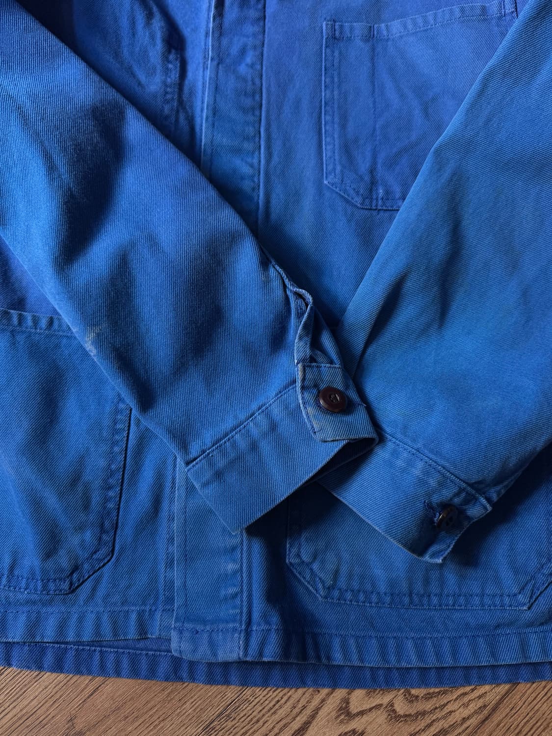 [L]90's 빈티지 잉크블루 프렌치 워크자켓 상품이미지5