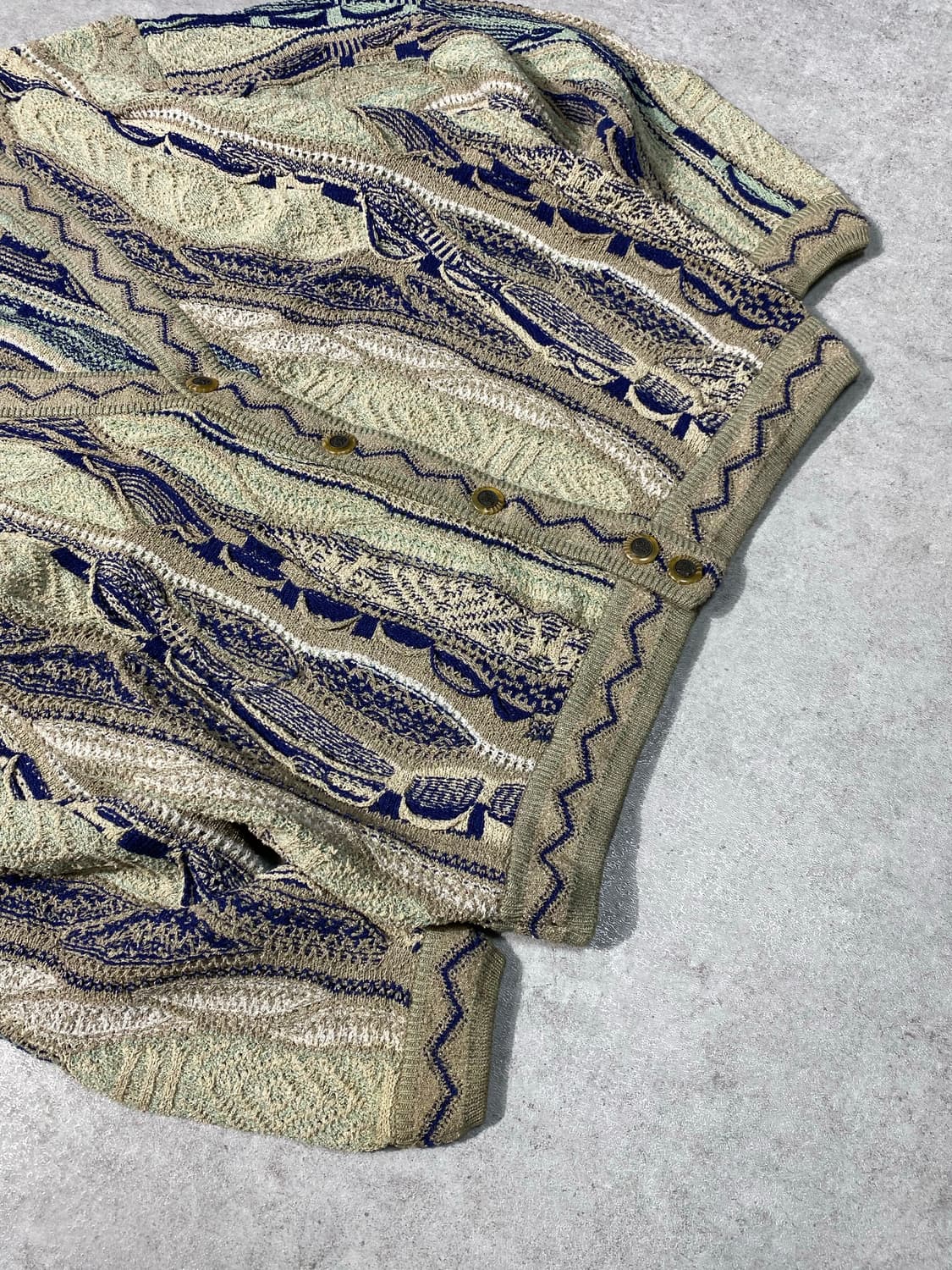 [L-XL] 90s Old Country 올드컨트리 케이블니트 가디건 상품이미지4