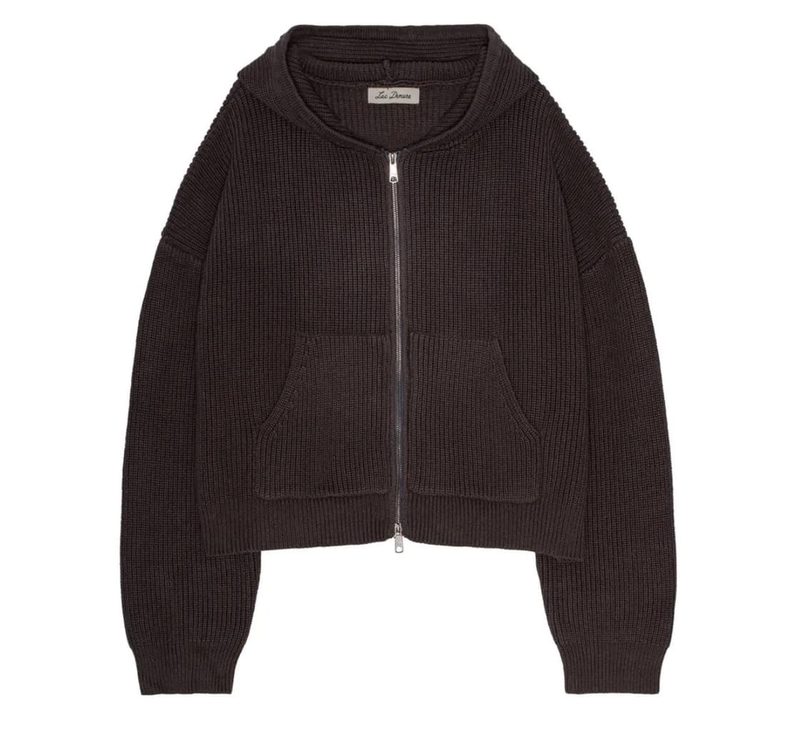 lac demure / 피셔맨 fisherman 니트 후드집업 / M 상품이미지1