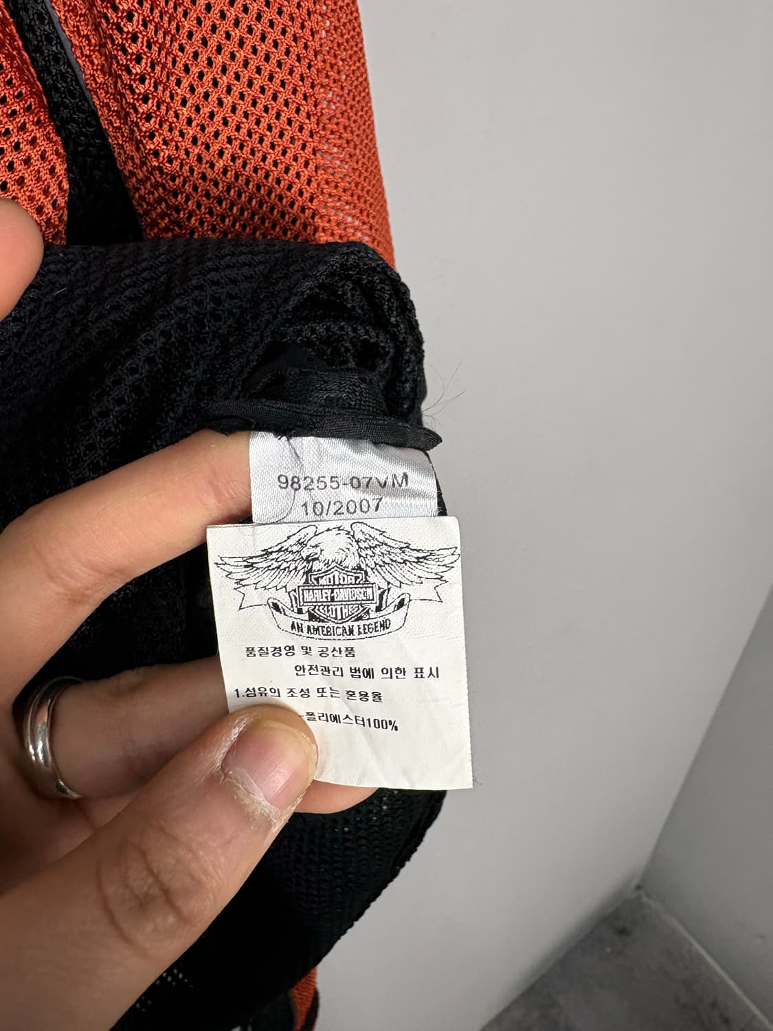 할리데이비슨 빈티지 메쉬 모터사이클 자켓 A3682 상품이미지9