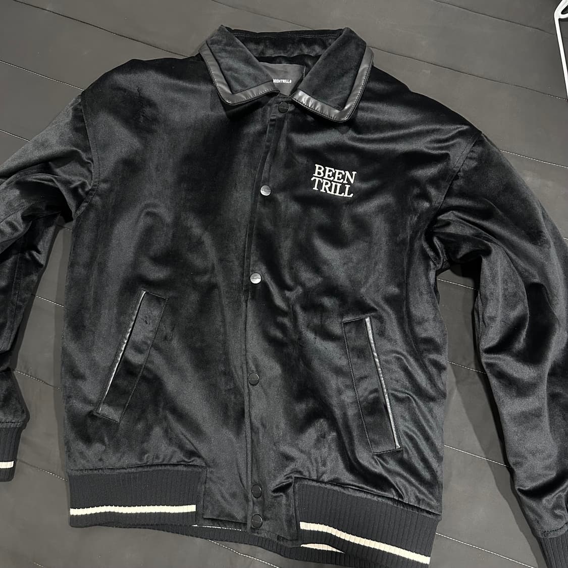 빈트릴 퀼팅벨벳 자켓 -m 상품이미지1