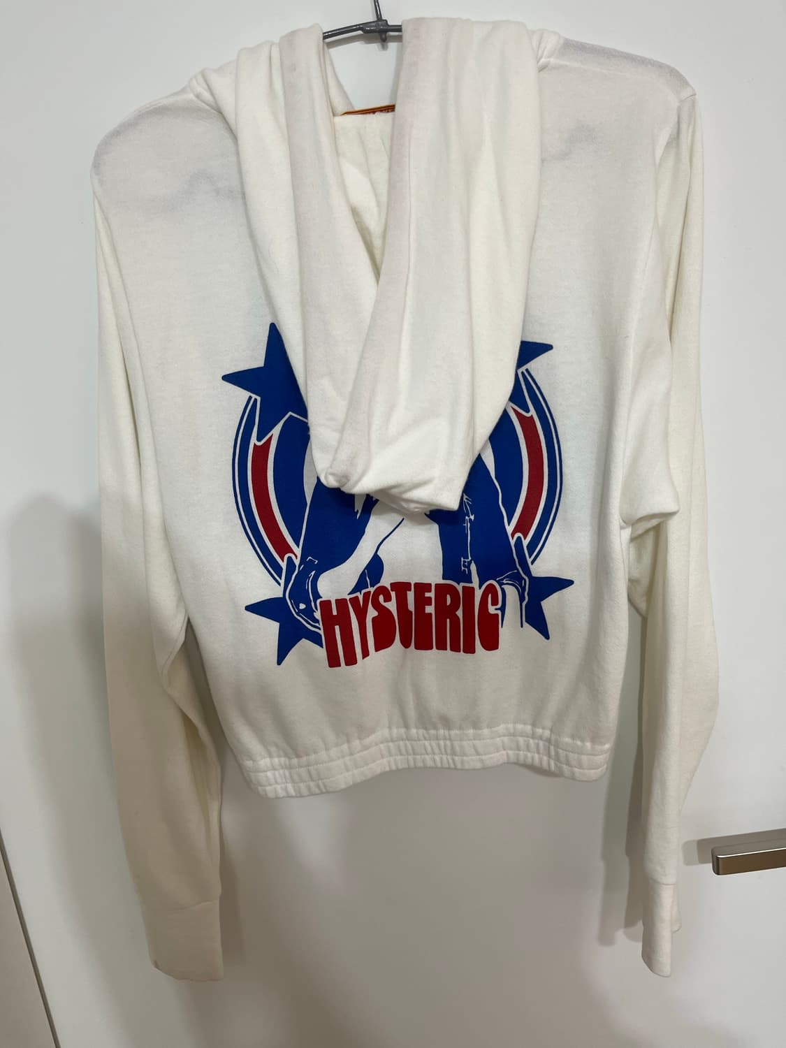 히스테릭 글래머 바나나 숏 후드 화이트 OS 상품이미지4