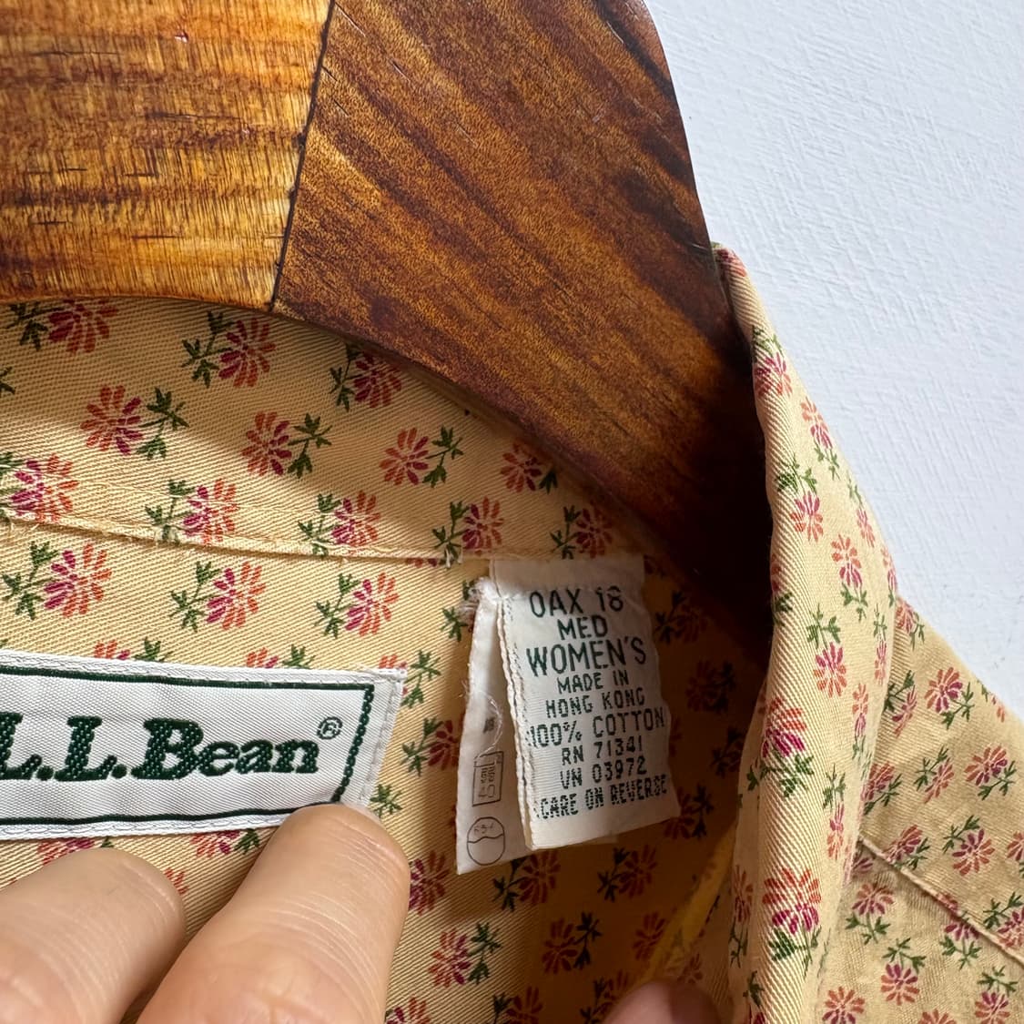 L.L.Bean 엘엘빈 플라워 코튼 블라우스 셔츠  상품이미지3
