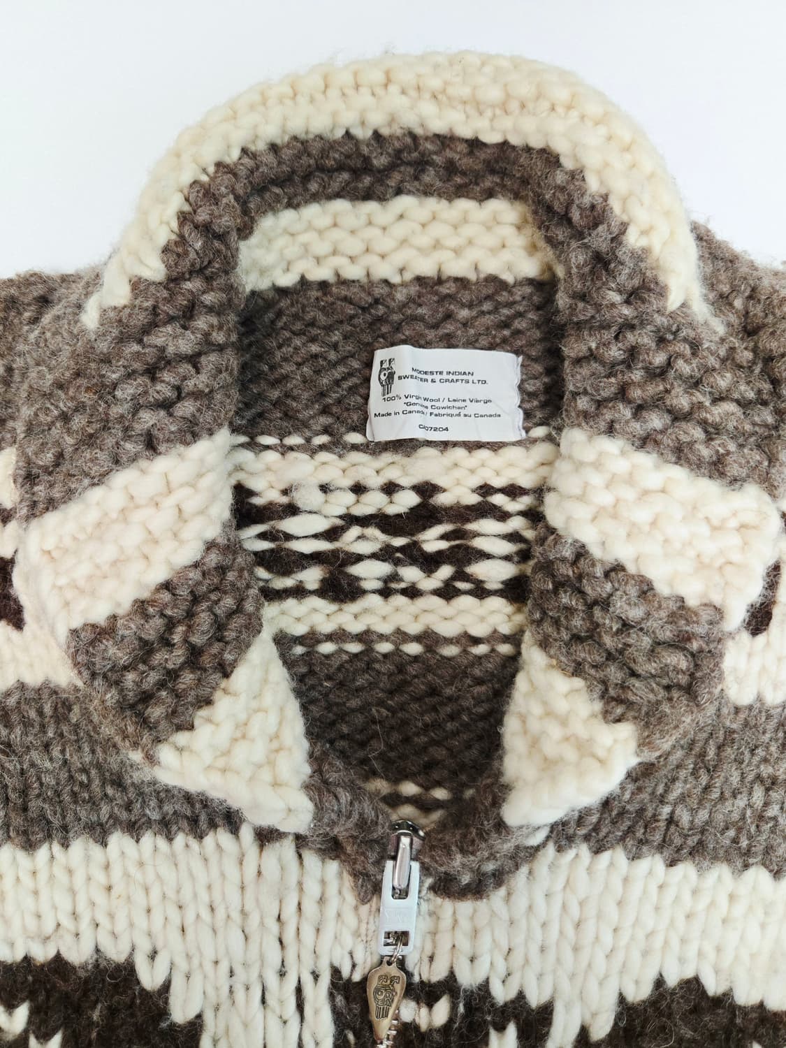 코위찬 캐나다 modeste indian 헤비울 집업 상품이미지4