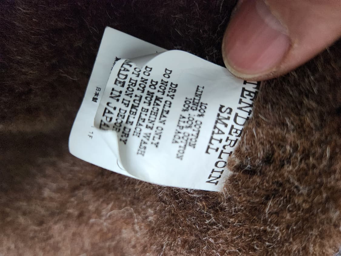 텐더로인 TENDERLOIN 알파카 N-1덱자켓 상품이미지7