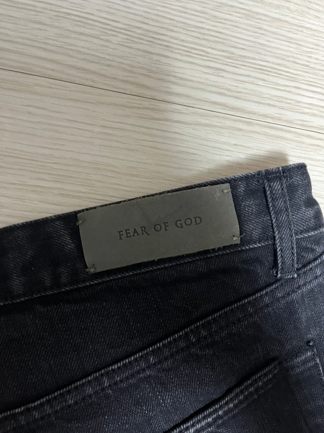 4th 피어오브갓 블랙 데님 무파진 30 상품이미지4