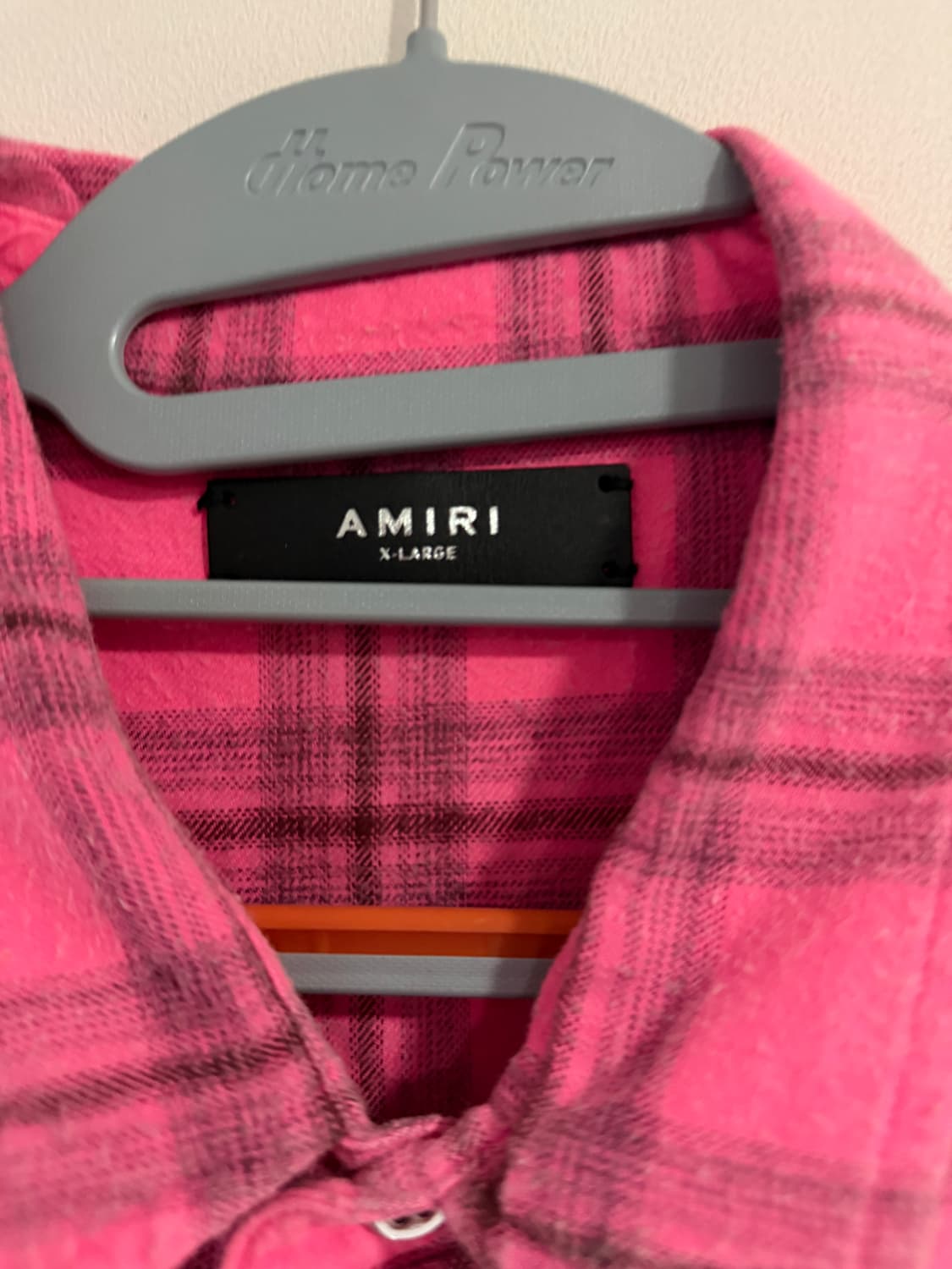 아미리(Amiri) 핑크 체크 롱 슬리브 웨스턴 셔츠 상품이미지5