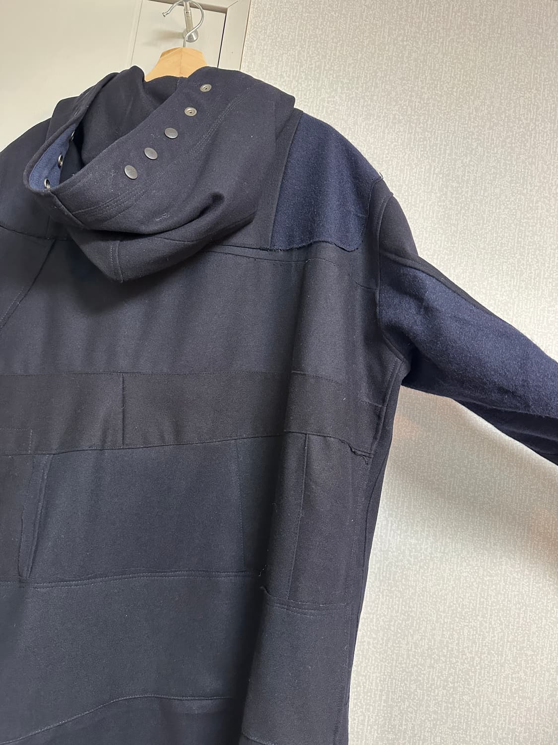 리빌드바이니들스 패치워크 더플코트 상품이미지9