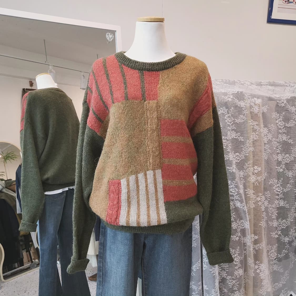 Check in 알파카블렌드 스웨터 상품이미지8