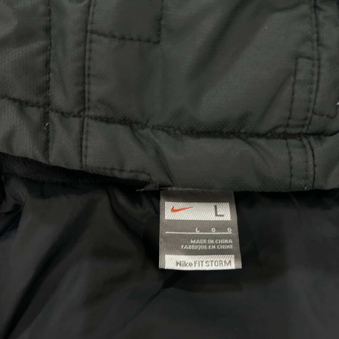 나이키 블랙 NikeFIT 패딩 후드 자켓 L 상품이미지2