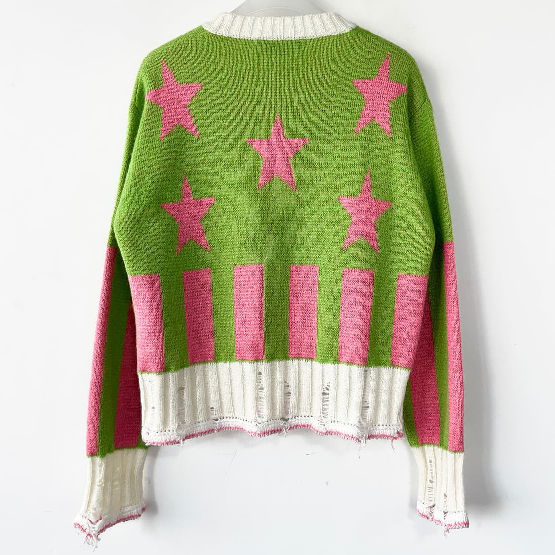 MSGM 스타 모헤어 니트 상품이미지5