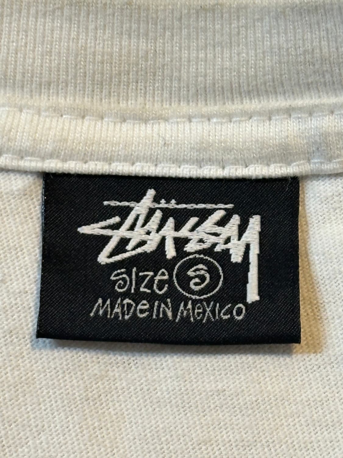 스투시 STUSSY 베이직 로고 반팔 티셔츠 화이트 상품이미지8