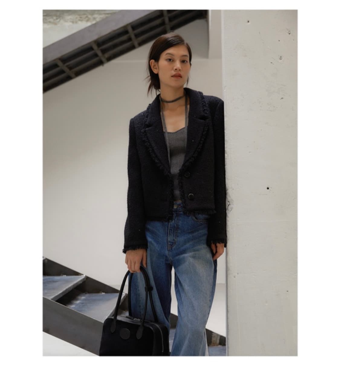 르아보네 트위드자켓 상품이미지1